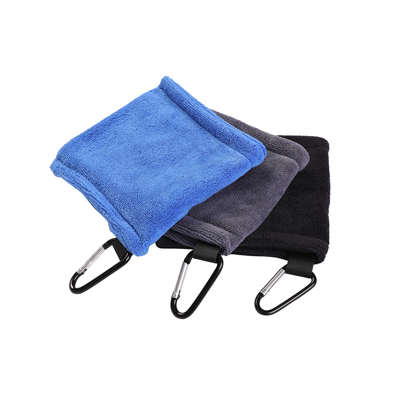 Picture of Golf ball cleaning towel microfiber golf towel club towel thickened fleece-lined wipe