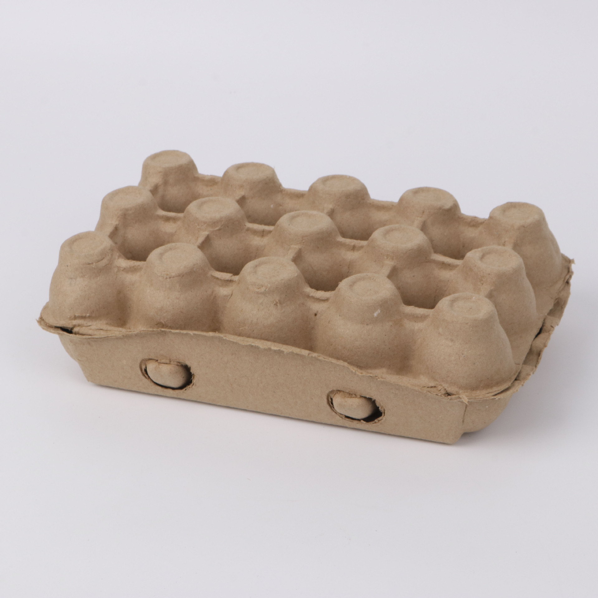 Picture of Spot Yellow Pulp 15 Pieces Paper Pulp Egg Tray Fully Degradable Egg Box Disposable Paper Egg Packaging Wholesale