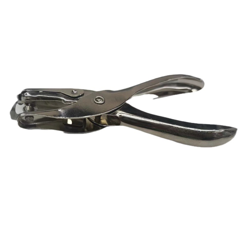 Wholesale Hand-Held Metal Stationery Round Hole Diameter 6mm Punch Pliers Punch Paper Punch Boxed Single Hole