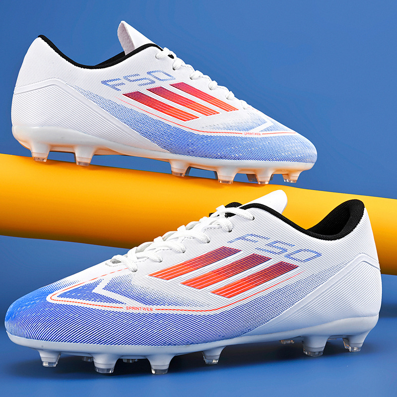 Cross-Border F50+ Broken t Nails with Shoelaces for Male Teenagers Professional Boots New Football Shoes Fujian Foreign Trade Cross-Border Wholesale