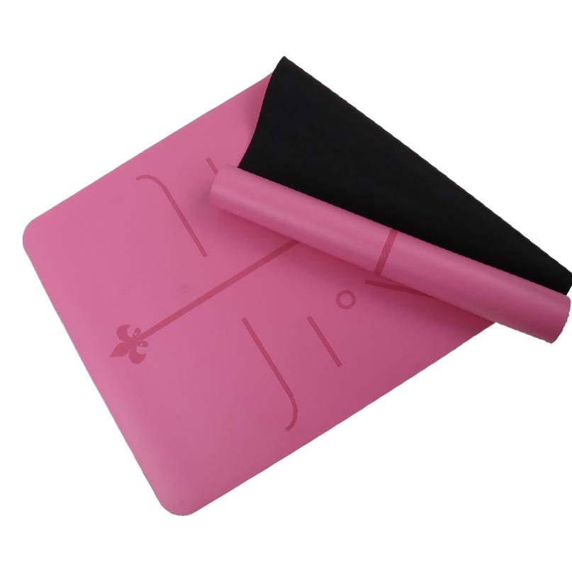 Thickened PU Tuhao Yoga Mat Enlarged Widened Non-Slip Yoga Mat Rope Skipping Mat Rubber Wear-Resistant Yoga Mat