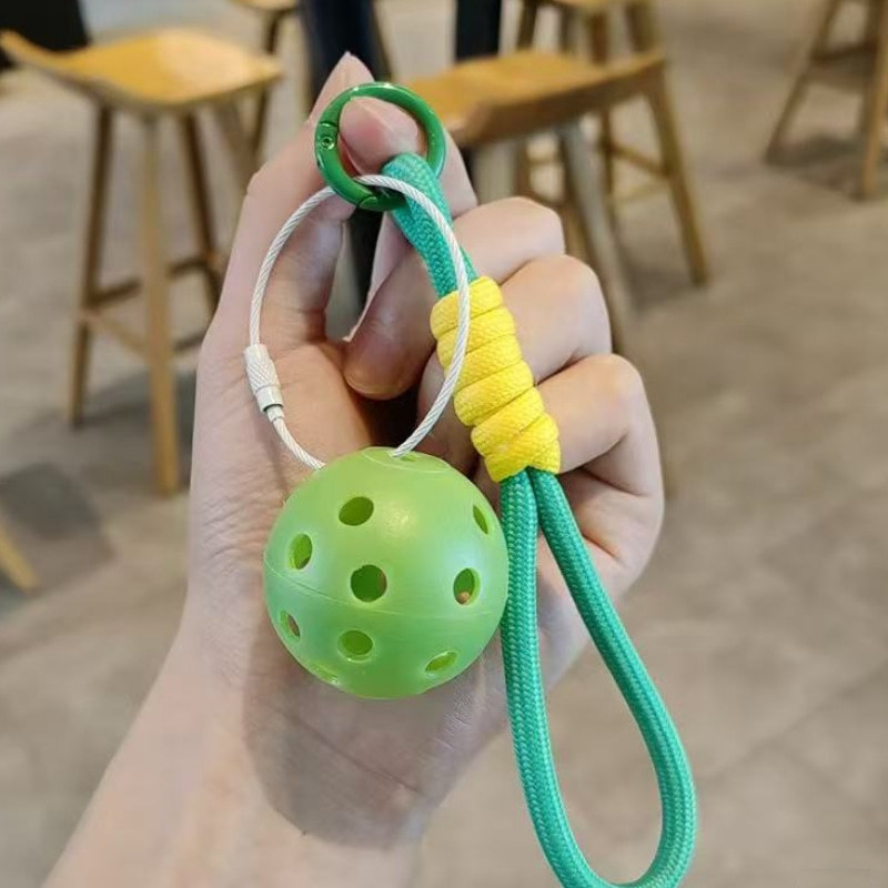 Picture of In-Stock Pickleball Pendants, Pickleball Merchandise, Novel Pickleball Pendants, Mini Pickleball Pendants, Pickleball Pendant Gifts