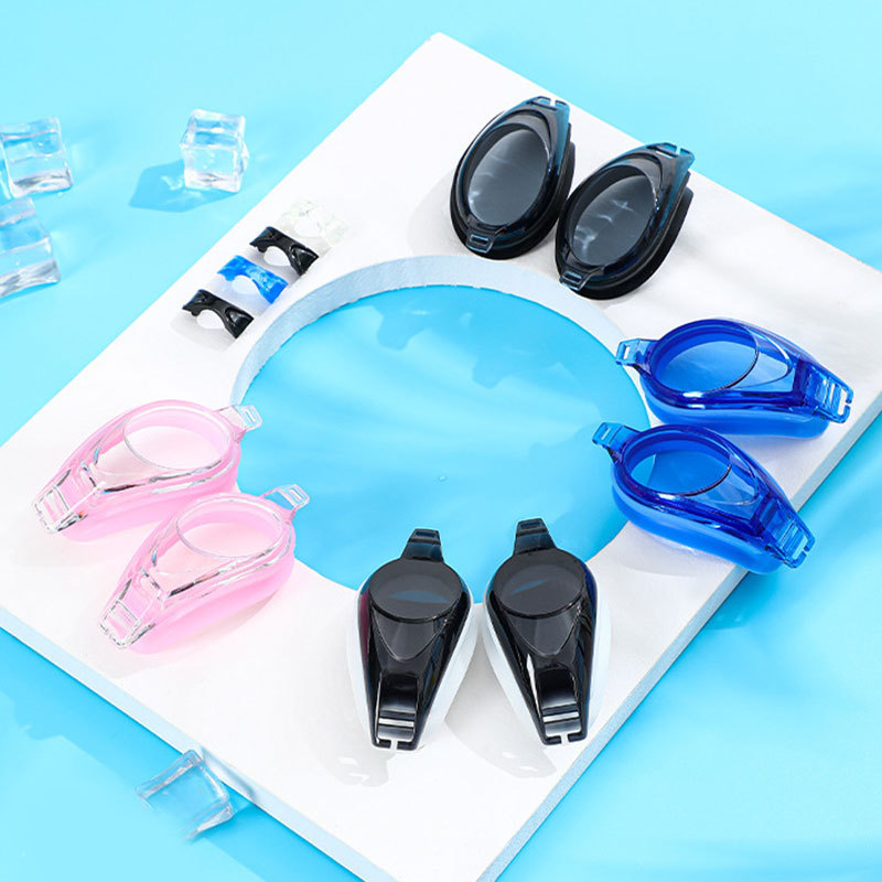 Picture of Factory wholesale new silicone swimming goggles adult anti-fog eye protection swimming goggles close fit waterproof swimming glasses