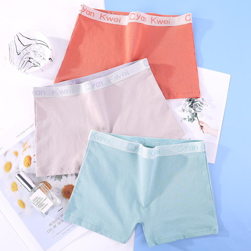 Picture of 4025 Women's Boxer Briefs Women's Cotton Girls' Briefs Women's Large Size Chubby Girls Student's Boxer Shorts Head Women