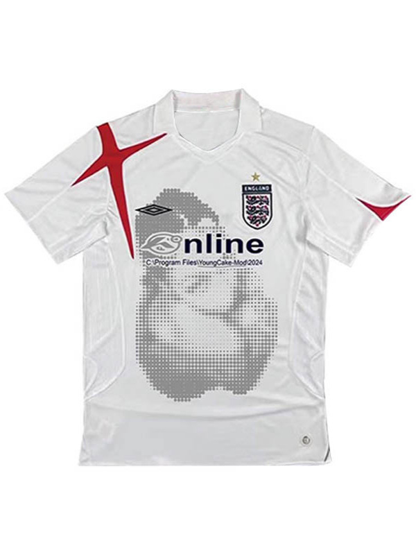 Picture of American Retro Sports T-Shirt for Women in Summer New Style Contrasting Color Splicing Jersey Style V-Neck Short-Sleeved Design Loose Top