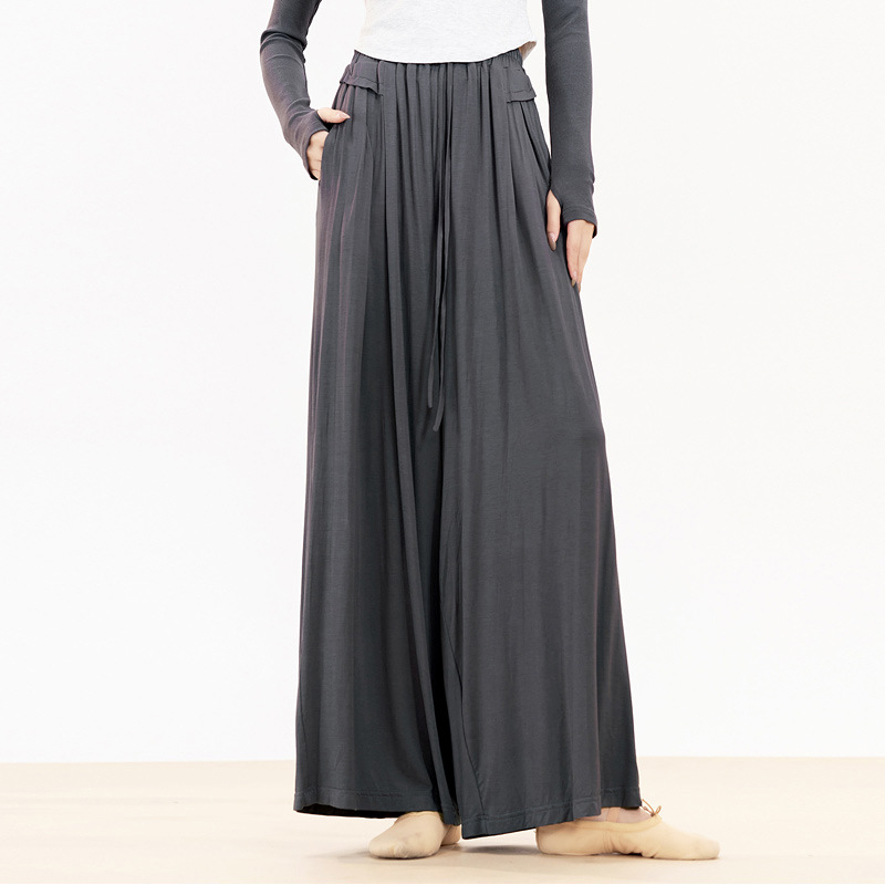 Classical Dance Elegant Loose Slim Wide Leg Pants Dance Pants Chinese Modern Dance Practice Body Shape Dance Clothing Female Adult