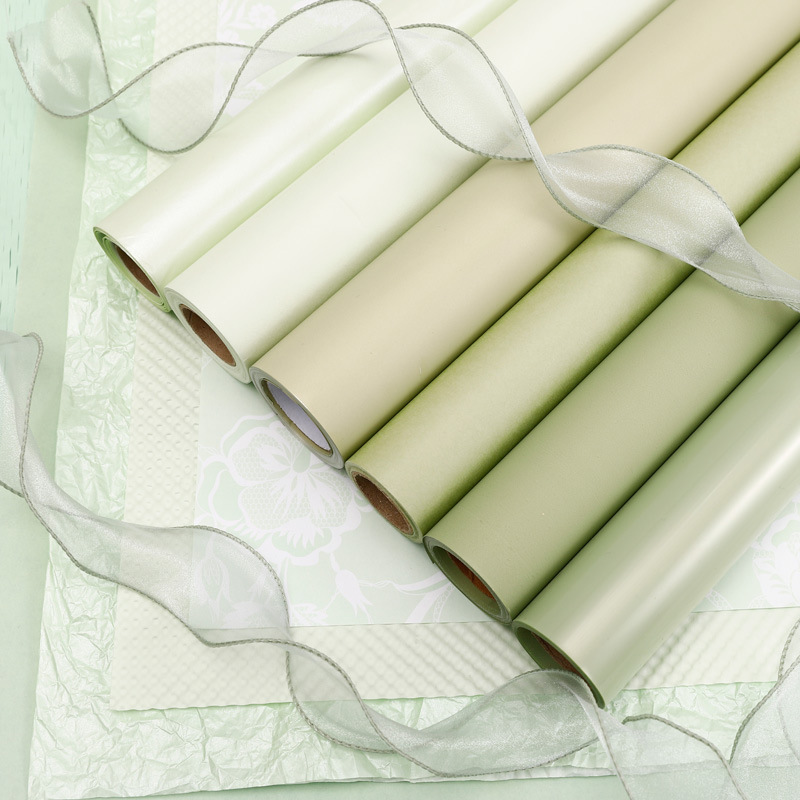 Flower love spring mint Manbo flower wrapping paper handmade diy lining gift material batch bouquet wrapping paper