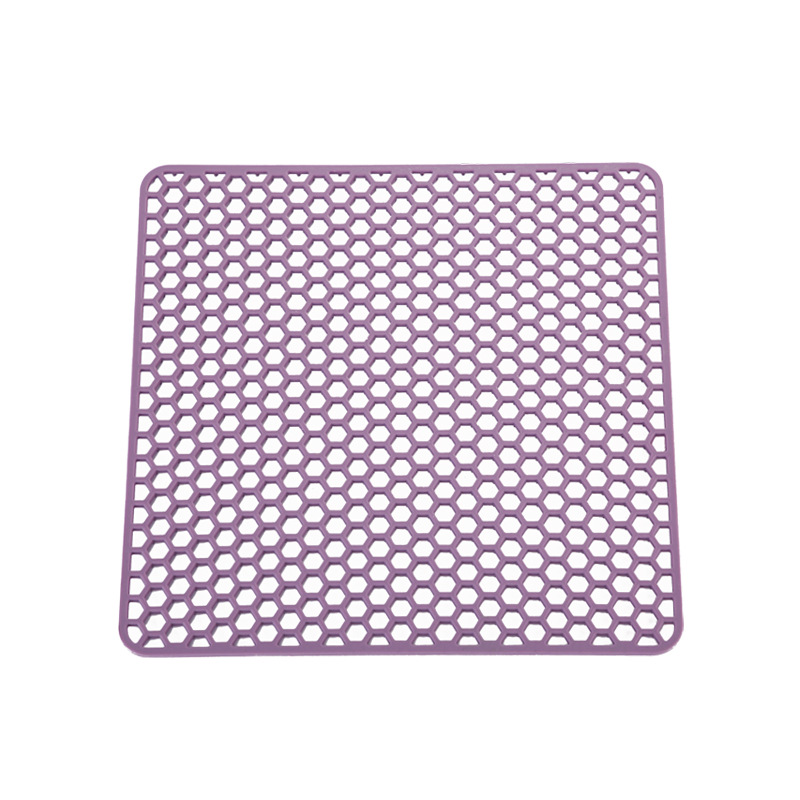 Picture of Amazon Hot Cross-border Hot Supply Silicone Sink Drain Hollow Kitchen Filter Splash-proof Mat