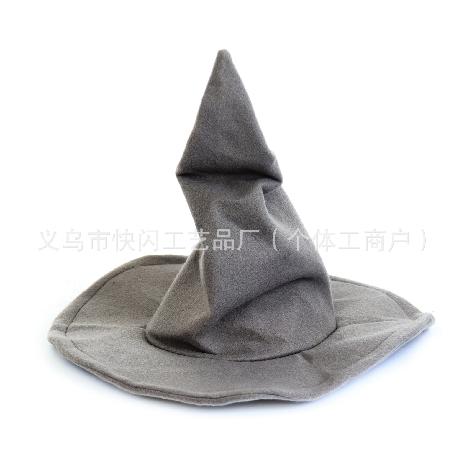 New Cross-Border E-Commerce Magic Hat Witch Hat Elf Party Wizard Hat Halloween Cos Gray Magic Hat