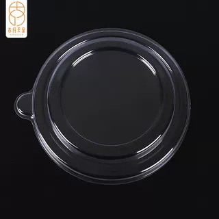 Disposable lunch box packing cover round BOPS anti-fog cover commercial wholesale takeaway packing gold foil paper bowl cover