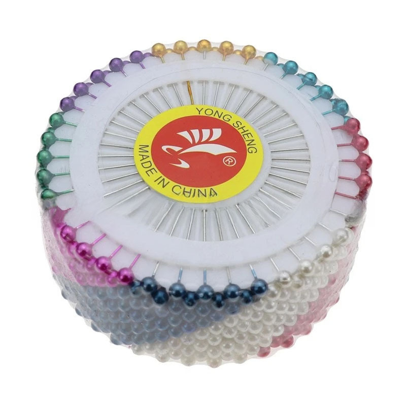 Picture of Manufacturer's Colorfulful Pearlescent Needles, Pearl Pins, Positioning Pins, Non-Peeling Small Plates, Black and White Bead Needles, 40 Pieces Wholesale
