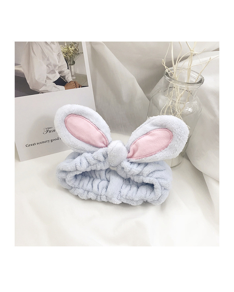 Picture of Special Headband for Face Washing for Women 2025 New Autumn and Winter Cute Bear Headband Hairband Hairpin Hair Accessory Plush Headwear