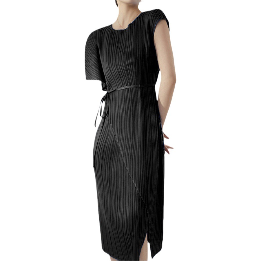 Miyake Design Pleated dress Women's Summer Temperament High-end Shenzhen Nanyou High-end Women's Irregular Skirt