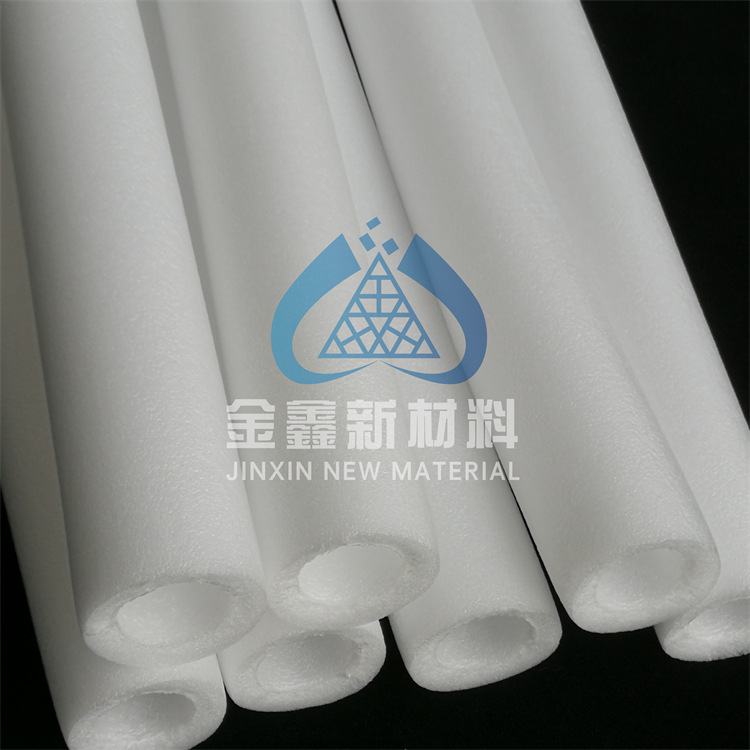 In stock supply Pearl cotton tube stick 25 * 35mmEPE foam pipe lighting transport packaging Pearl cotton protective tube