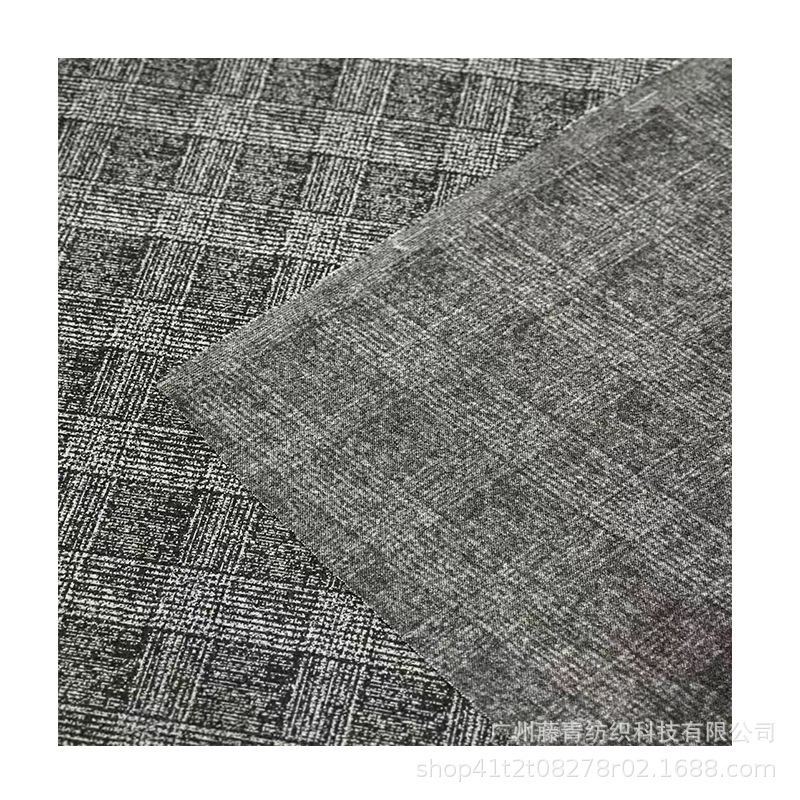 Picture of British Style Wool Plaid Fabric Hat Suit Jacket Wide-Leg Pants Set Fresh British Fabric