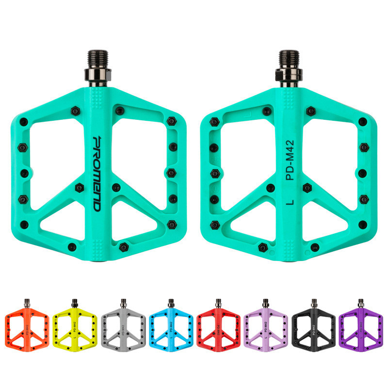 PROMEND bicycle pedal M42 mountain bike nylon peering pedal wide face bearing riding pedal
