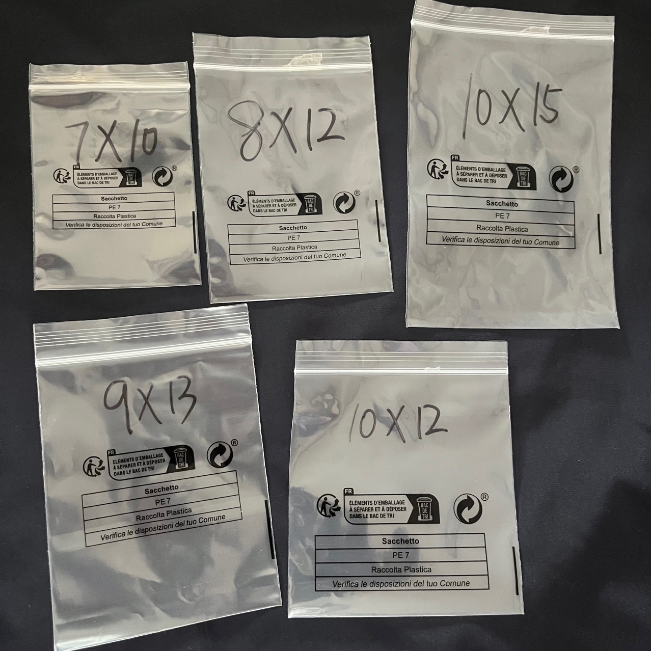 New standard temu environmental protection label pe7 ziplock bag shein Xi Yin shipping plastic packaging ziplock bag