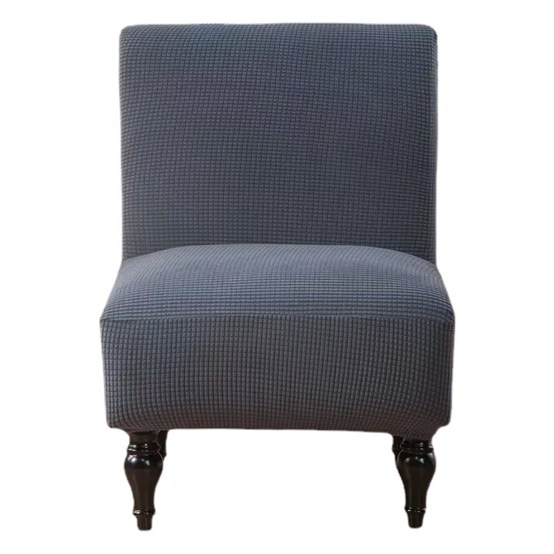 Cross-Border Elastic Chair Cover, Fat Stool Chair Cover, All-Inclusive Armless Single Sofa Cover for All Seasons, Chair Stool
