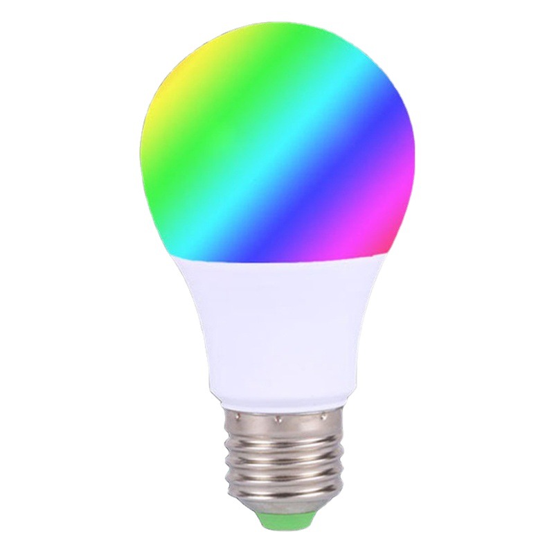 Manufacturers in stock RGB bulb LED,220V colorful bulb remote control intelligent bulb RGBW white E27
