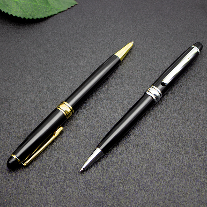 Factory spot wholesale metal rotating ballpoint pen business advertising gifts office oil pen LOGO