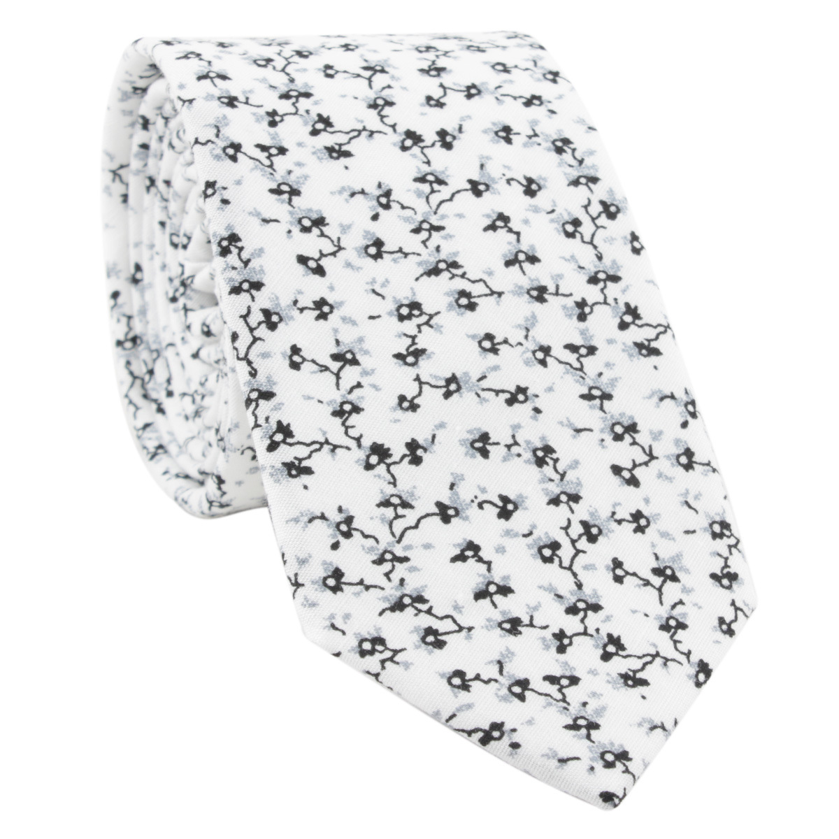 Picture of Cotton tie men's printed fashion casual flower cotton narrow tie AliExpress tie cross-border e-commerce supplier