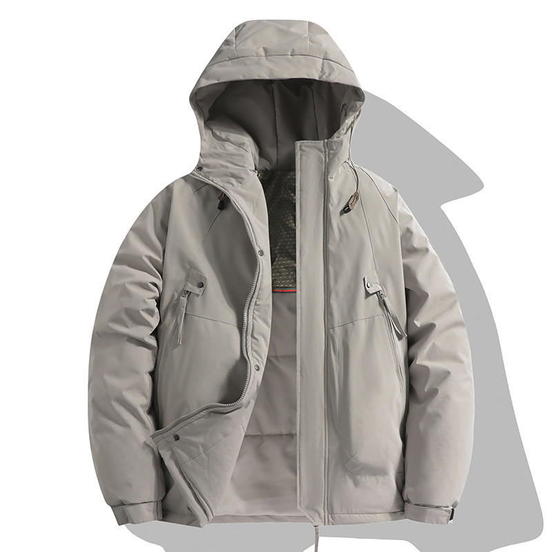 Picture of 90 Explosions Upgraded Couple's New fleece-lined Jacket Outdoor Thickened Windproof Waterproof Cotton-padded Sports Jacket Mountaineering