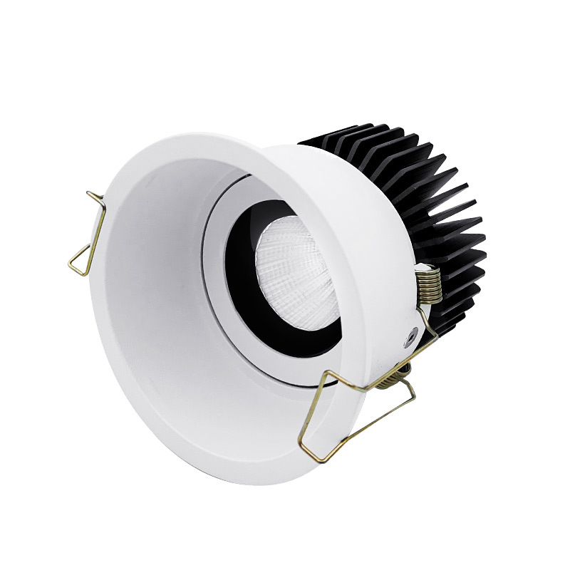Picture of Embedded narrow edge anti-glare spotlight small hill household headless lamp full spectrum 98 low blue light wall washing spotlight