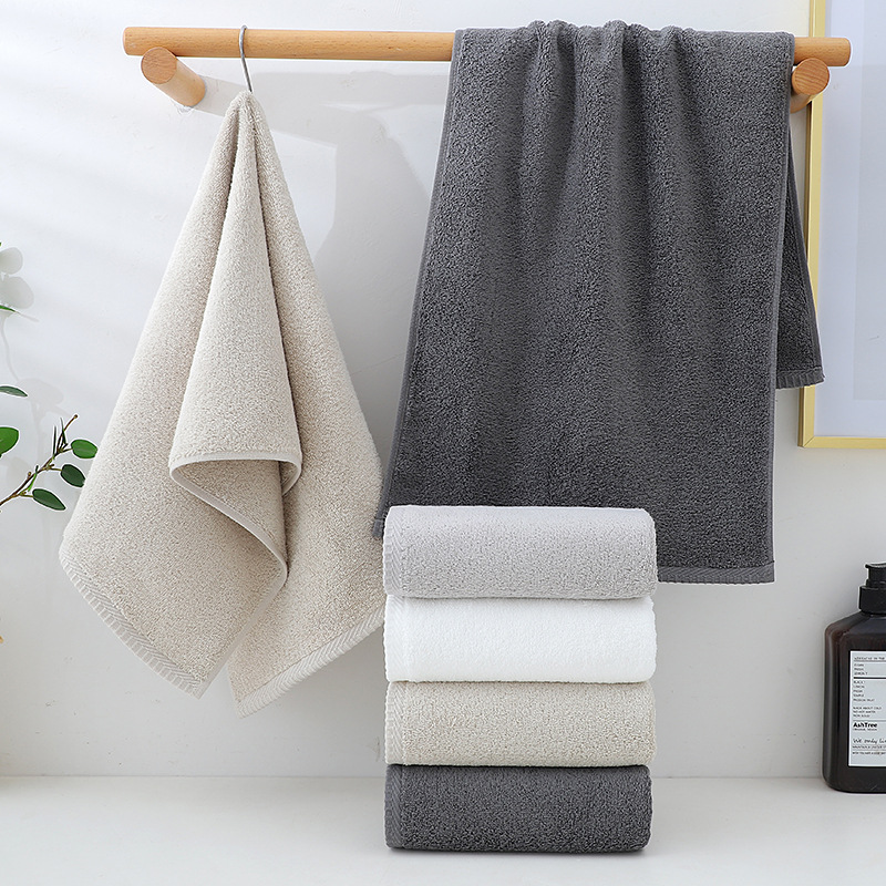 Picture of Cotton towel 5 pack Amazon cross-border European and American Foreign trade wholesale absorbent quick-drying cotton face towel face towel