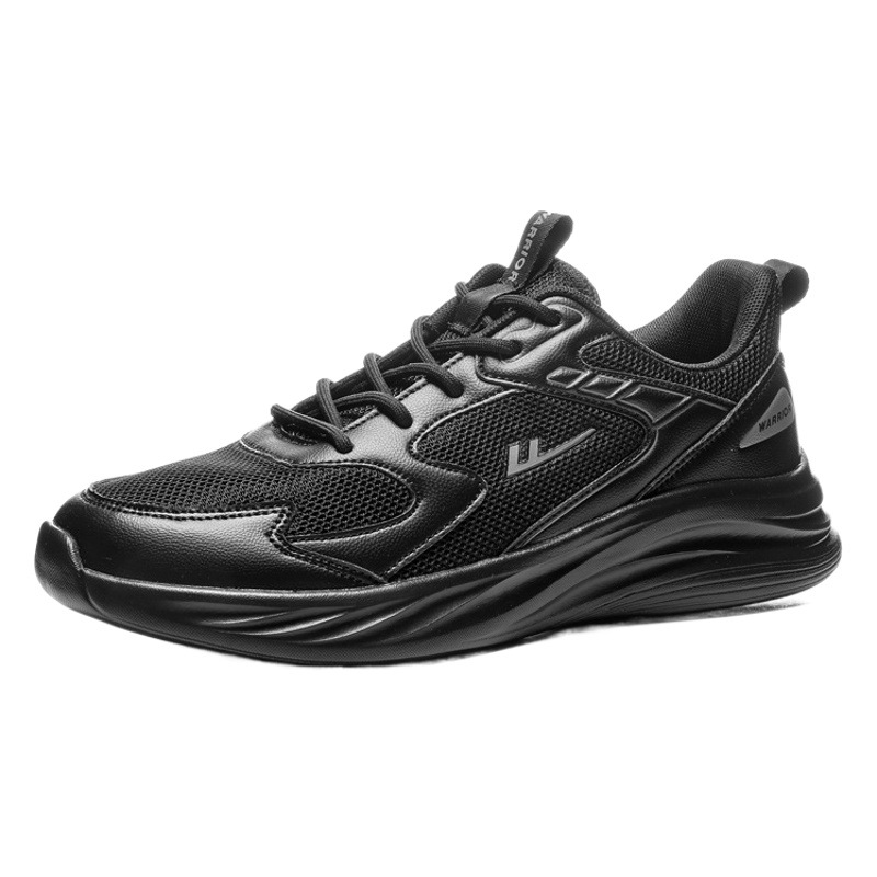 Warrior Men's Shoes Spring 2025 Women's Running Shoes Lightweight Breathable Soft Sole Couple Shoes Pull-Back Sports Shoes for Men