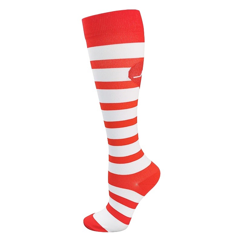 Amazon new men and women outdoor cycling compression stockings running fitness football calf compression stockings