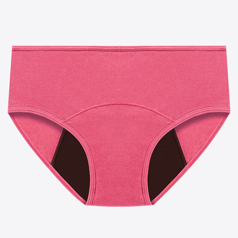 Picture of Foreign trade color side menstrual period underwear women's cross-border low waist plus size large flow three-layer menstruation period underwear