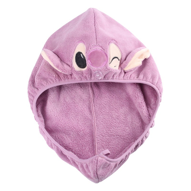 Sidi Cartoon Wipe Headscarf Quick-drying Long Hair Dormitory Household Coral Fleece Turban Thickened Cartoon Water-absorbent Dry Hair Hat