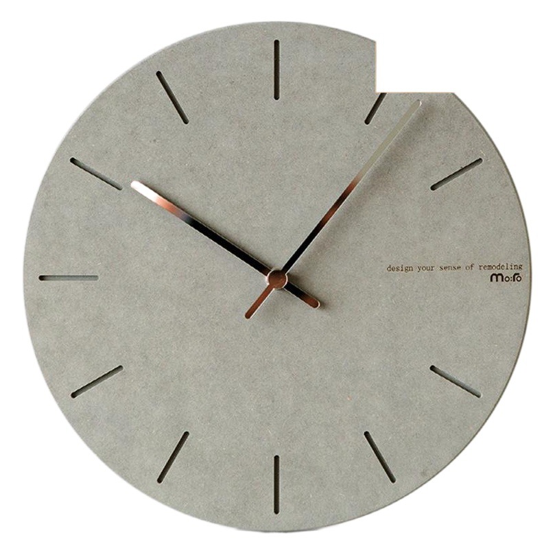 Wozoom Minimalist Silent Wall Clock Creative Office 12inch European Style Clock