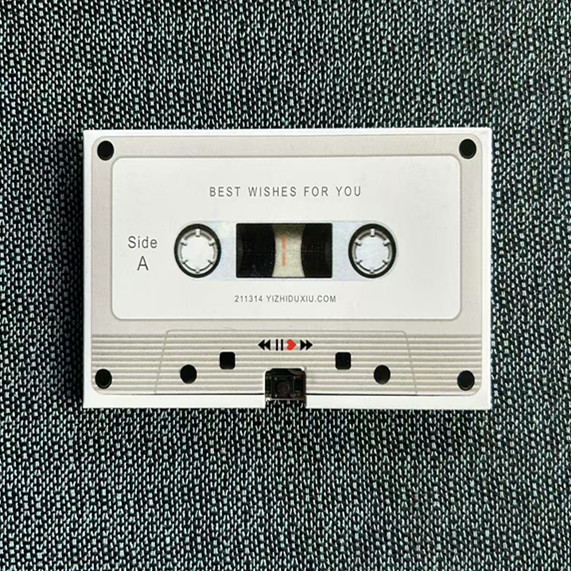 Picture of Tanabata Valentine's Day Gift Audio Tape Voice Card Birthday Gift Message Small Card Confession Artifact