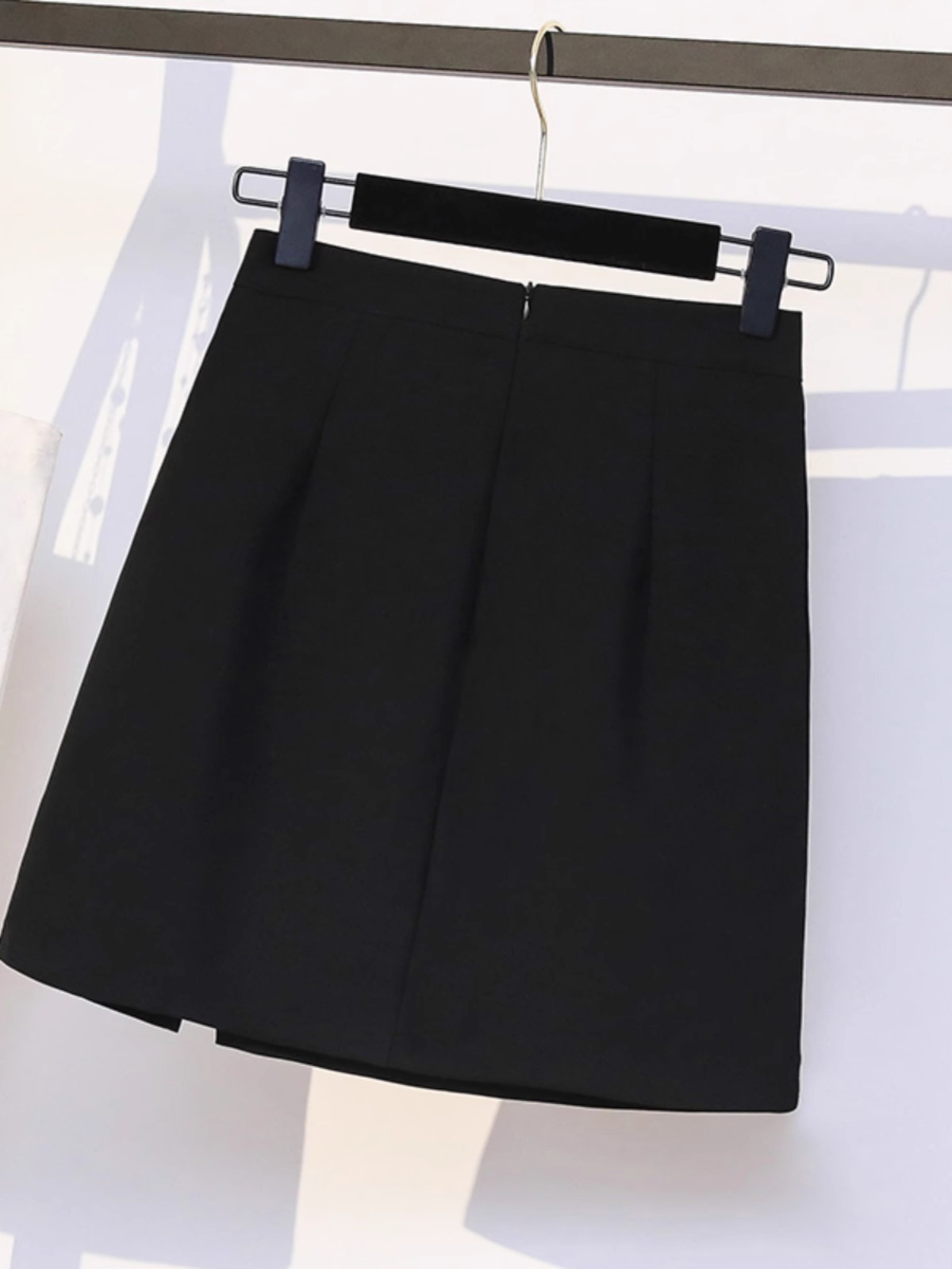 Mid-length Skirt Women's New Western Style One-step Skirt 2025 Autumn High Waist Slimming Small plus size A- line Skirt