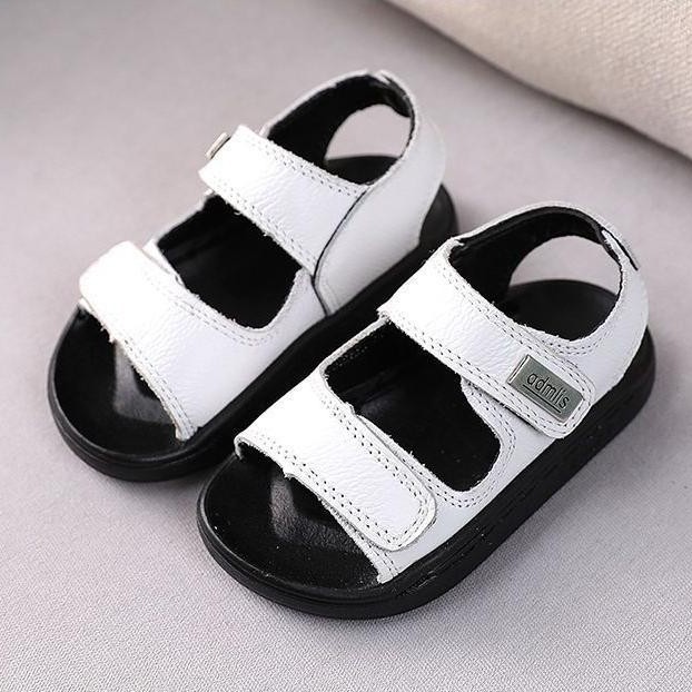 Boys Sandals Summer Style 2-6 Toddler Baby Beach Shoes 2025 New Little Boy Open Toe Ultra-Light Leather Sandals