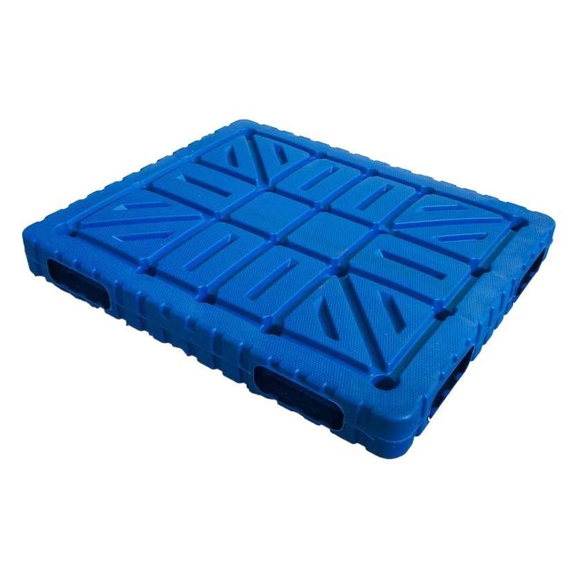 1412 Double-Sided Heavy-Duty Blow Molding Tray 1614 Integrated Plastic Tray Warehouse Cold Chain Stack Code Storage Plastic Tray