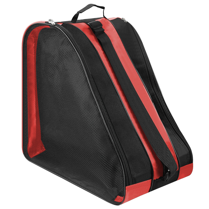 Picture of Thickened three-layer skate bag can hold a full set of in-line wheel bag single-shoulder roller skate bag triangle roller skate shoe bag wear-resistant