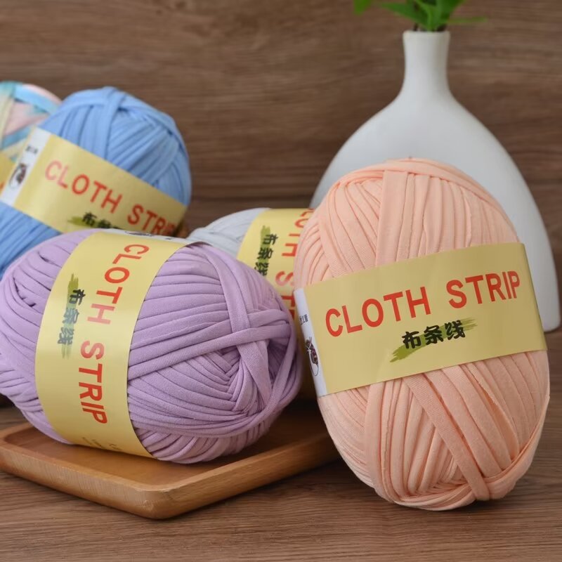 4 two high elastic cloth thread large group hook shoes special hand woven slippers diy Hyun-a bag storage thick thread group