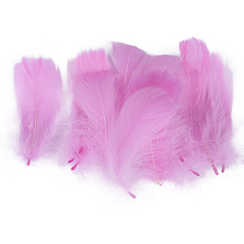 Picture of Special offer about 100 colored small floating feathers goose feather diy jewelry festival scene decoration filler feathers