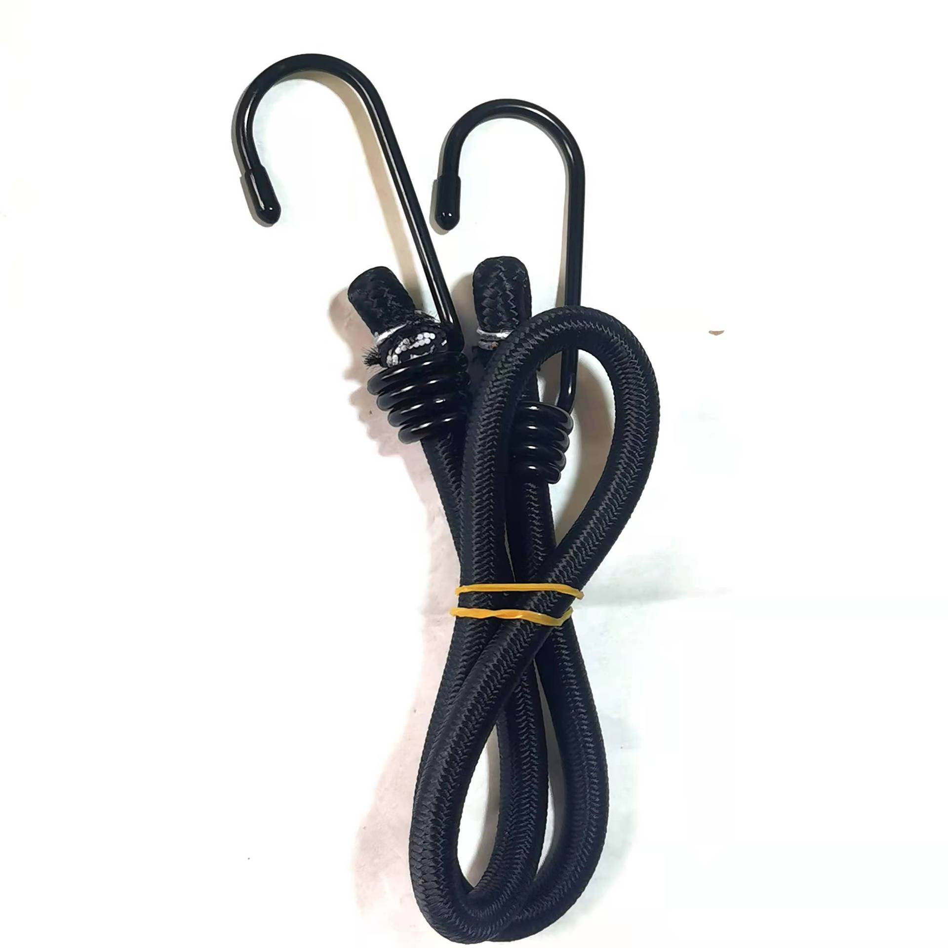 Picture of Wholesale high elastic luggage binding rope beef tendon core elastic rope with hook motorcycle helmet rope trunk fixing belt