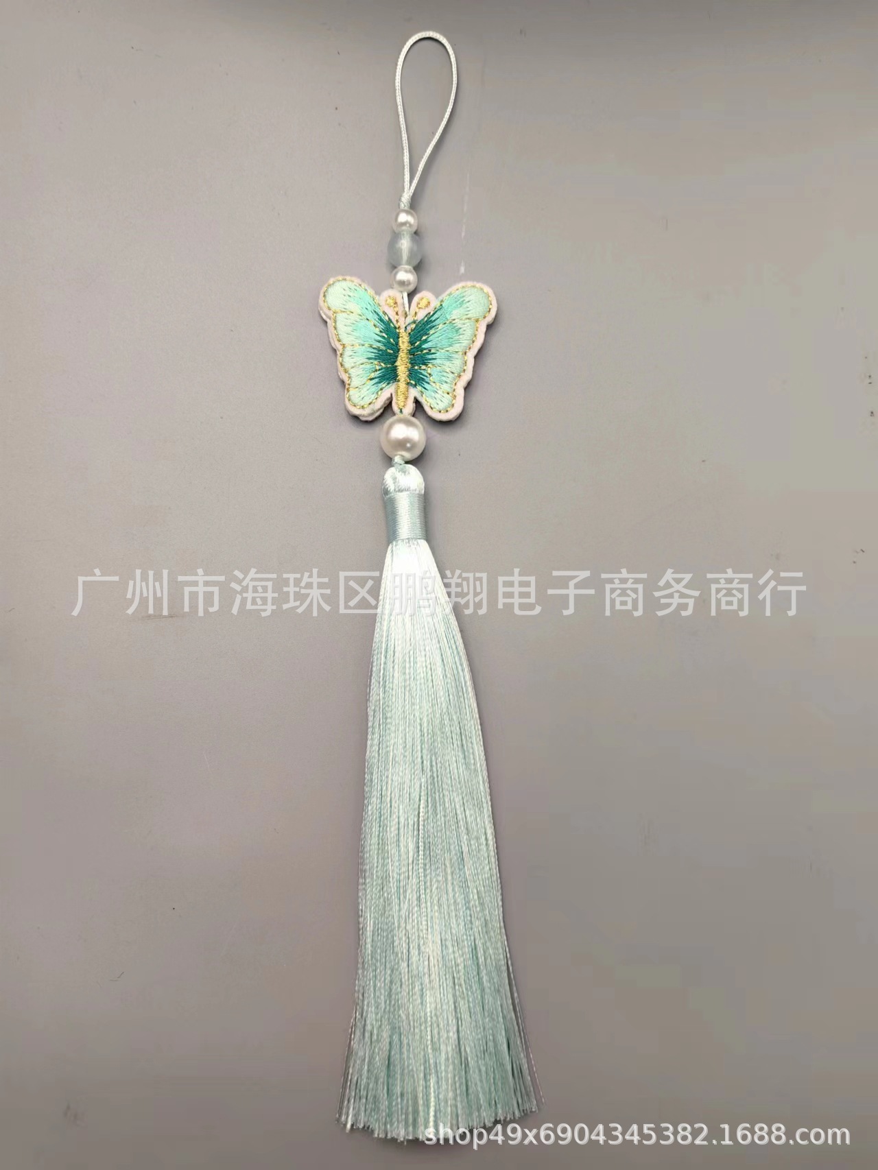Picture of in stock wholesale embroidery butterfly tassel small tassel pendant hanfu children's clothing accessories clothing accessories