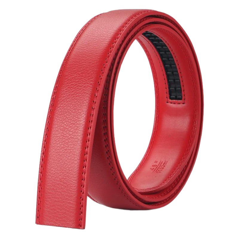 Guan product 3.5CM men's 2-layer leather belt with body men's belt automatic buckle headless leather belt manufacturers wholesale