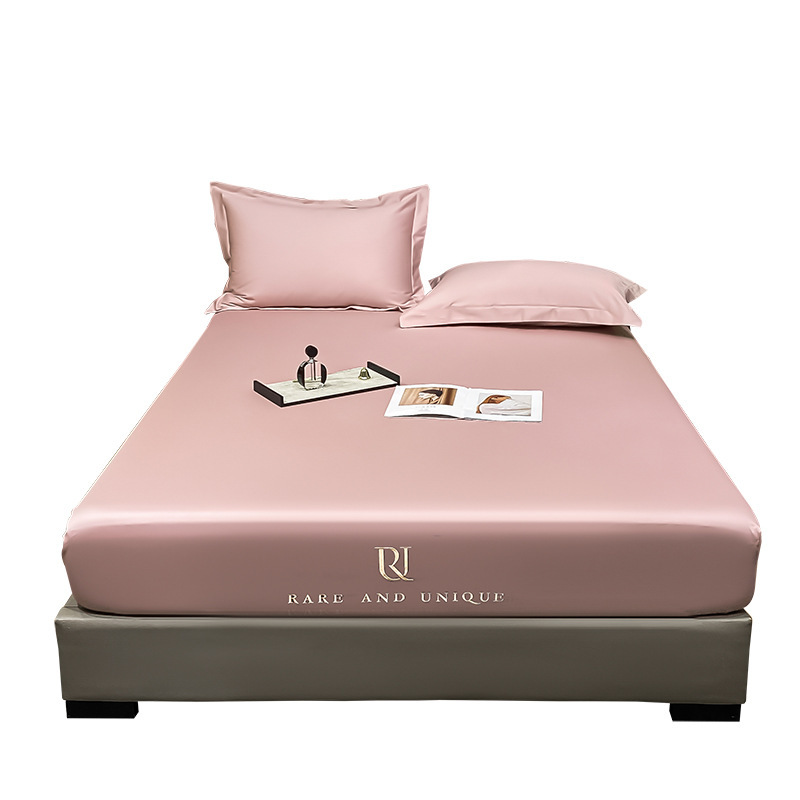 Picture of Class A 120 cotton 100 cotton bed hat single mattress dustproof protective cover all-inclusive bed sheet bedspread summer 4