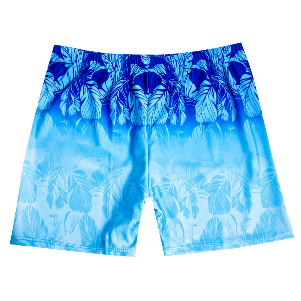 Picture of Men's Swimming Trunks Boxer Anti-embarrassment Quick-drying Running Breathable Cool Coconut Shorts Swimsuit Beach Pants for Summer