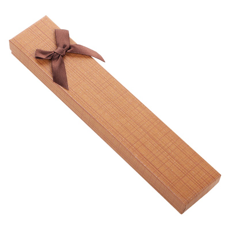 2025 Chinese Valentine's Day Gift Box Rectangular Necklace Bracelet Jewelry Packaging Box Hairpin Gift Box Bowknot Jewelry Box