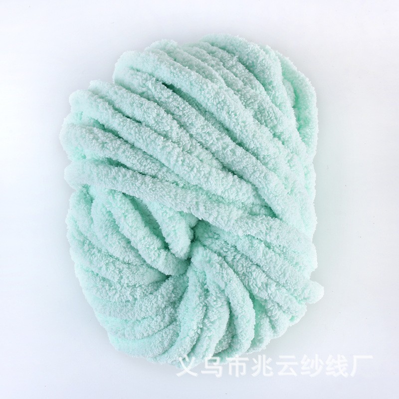 Picture of Extra thick ice bar thread cat tail Iceland thread hand-woven DIY scarf blanket floor mat cat nest sofa cushion line