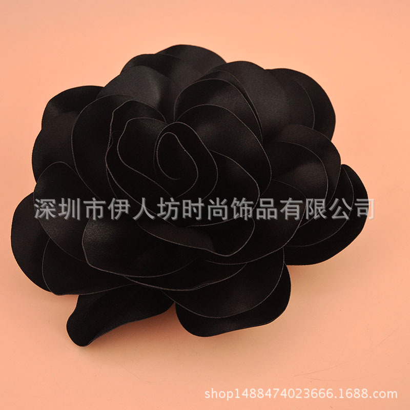 Picture of Super-large flower hair accessories catwalk stage performance hairpin edge clip accessories exaggerated photo studio photography head accessories
