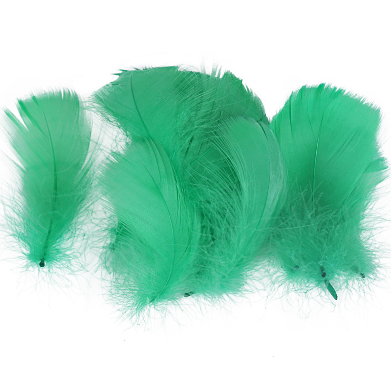 Picture of Special offer about 100 colored small floating feathers goose feather diy jewelry festival scene decoration filler feathers