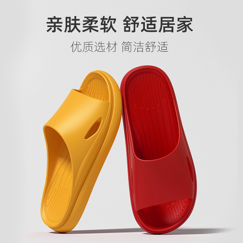 Hotel plus size slippers for men and women summer home indoor bathroom bath non-slip eva sandals wholesale